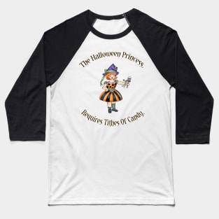 Halloween Princess Baseball T-Shirt